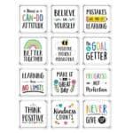 Positive Mindset Core Decor Cut-Outs (10")