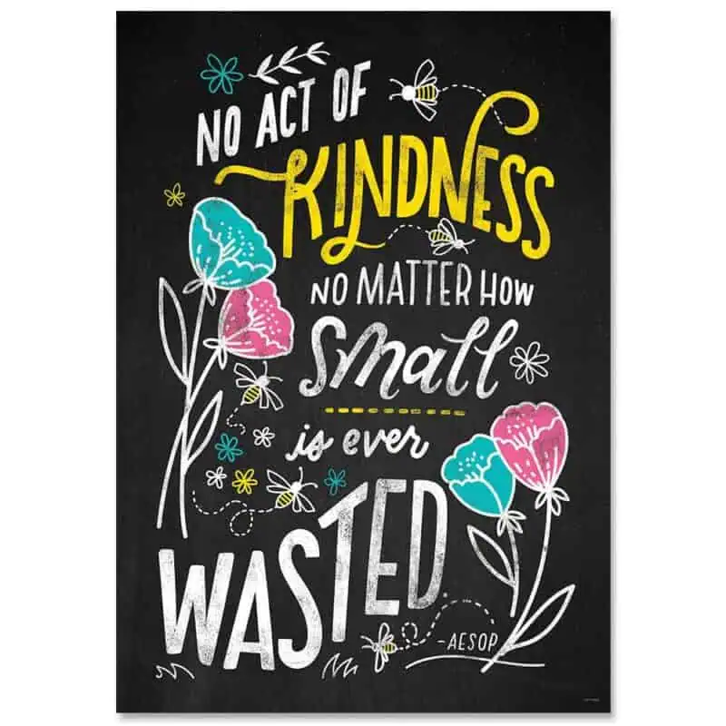Inspire u poster: kindness (chalk it up! )