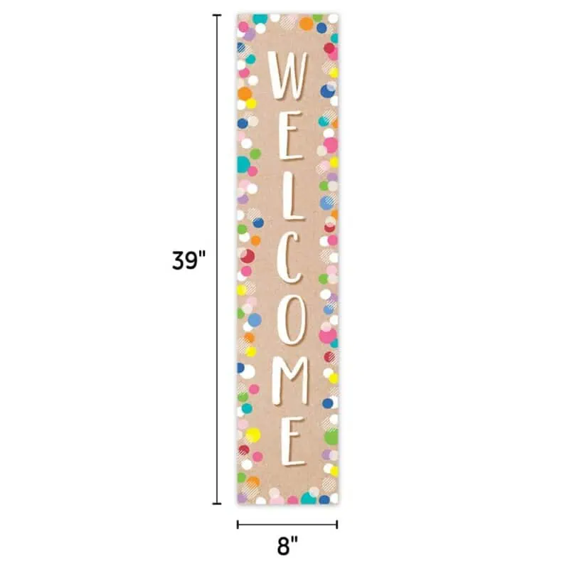 Welcome banner (krafty pop)