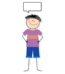Jumbo riley stick kid banner (stick kids)