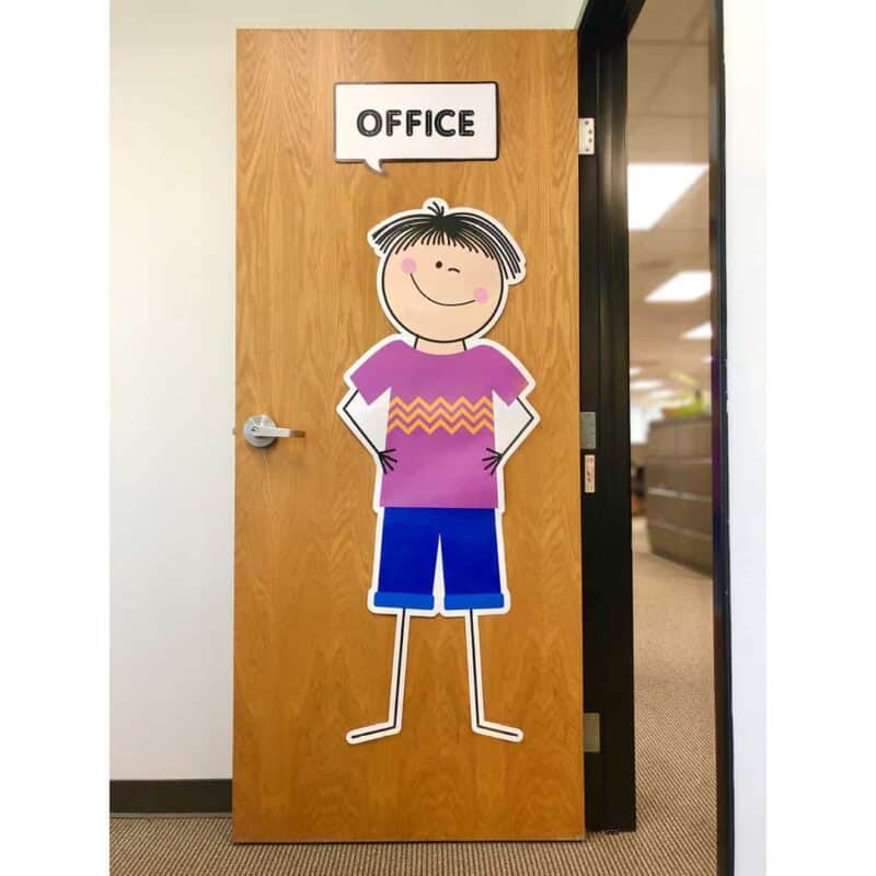 Jumbo riley stick kid banner (stick kids)
