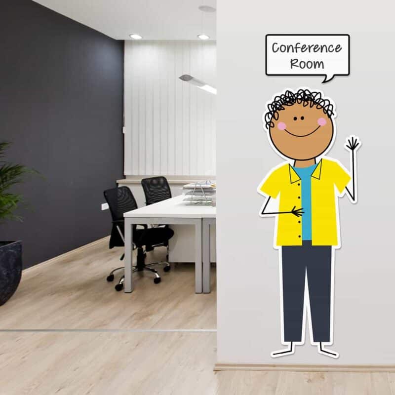 Jumbo jessie stick kid banner (stick kids)
