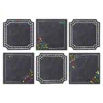 Colorful Chalk Cards Designer Cut-Outs (6") (Chalk It Up!)