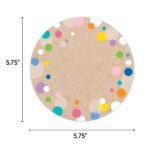 Colorful Kraft Cards Designer Cut-Outs (6") (Krafty Pop)