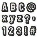 Colorful Chalk Designer Letters (Chalk It Up!)