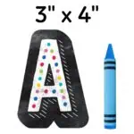 Colorful Chalk Designer Letters (Chalk It Up!)