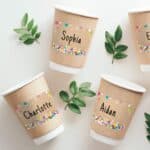 Colorful Kraft Bubbles Labels (Krafty Pop)