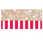 Colorful Kraft Stars on Strings Border (Krafty Pop, EZ Border)