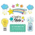 Positive Thinking Mini Bulletin Board (Star Bright)