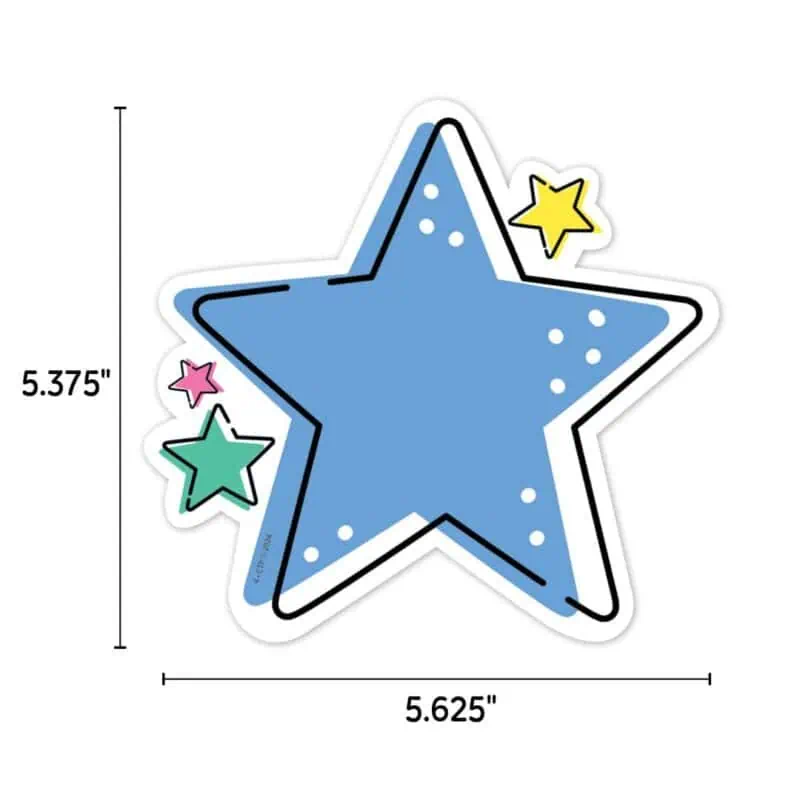 Star Bright Designer Cut-Outs (6")