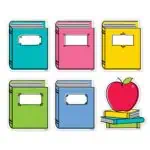 Doodle Books Designer Cut-Outs (6") (Core Decor)