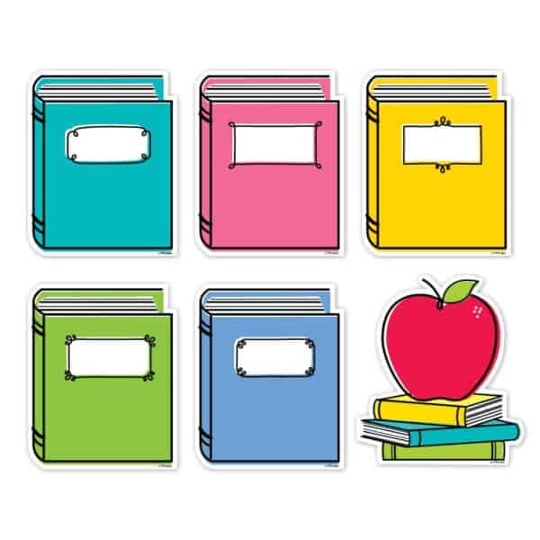 Doodle Books Designer Cut-Outs (6") (Core Decor)