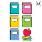 Doodle Books Designer Cut-Outs (6") (Core Decor)