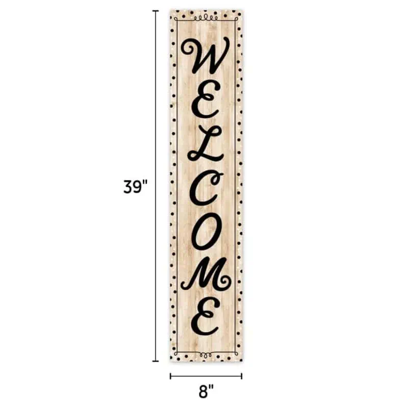 Welcome banner (core decor)