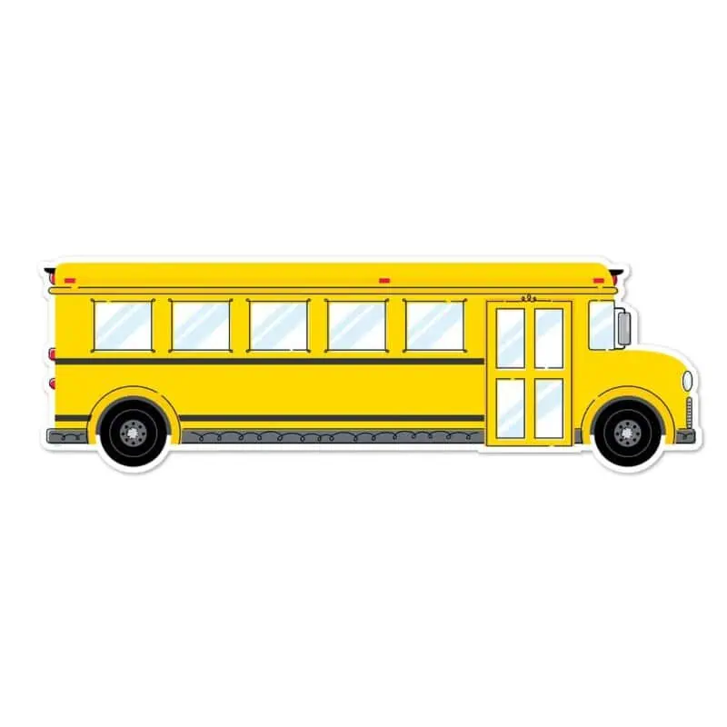 School bus giant banner (core decor)
