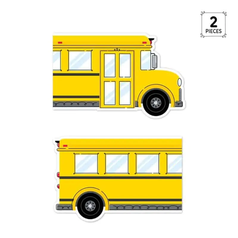 School bus giant banner (core decor)