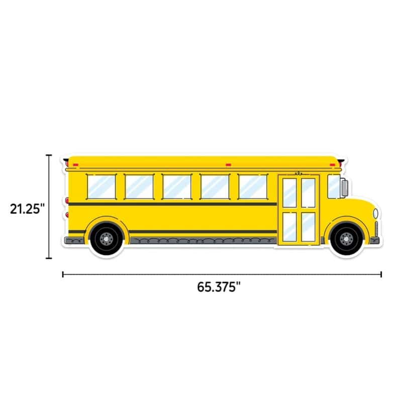 School bus giant banner (core decor)