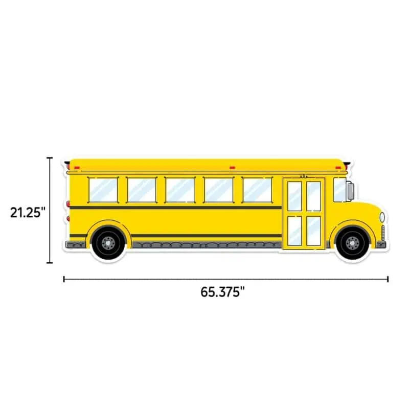 School bus giant banner (core decor)