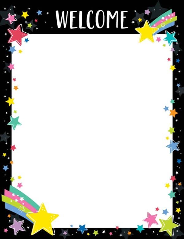 Welcome Chart (Star Bright)