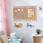 Jungle Friends Blush Leopard EZ Border