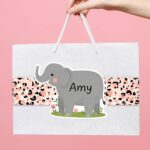 Jungle Friends Blush Leopard EZ Border