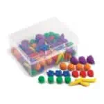 plastic container with fruit and vegetables