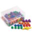 Plastic container with fruit and vegetables