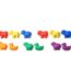 A group of colorful plastic animals