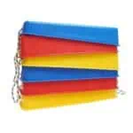 a stack of plastic containers