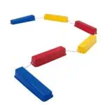 a group of colorful plastic blocks