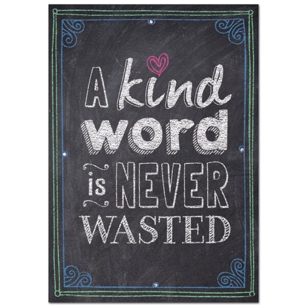 Inspire U Poster: A Kind Word Is Never Wasted...
