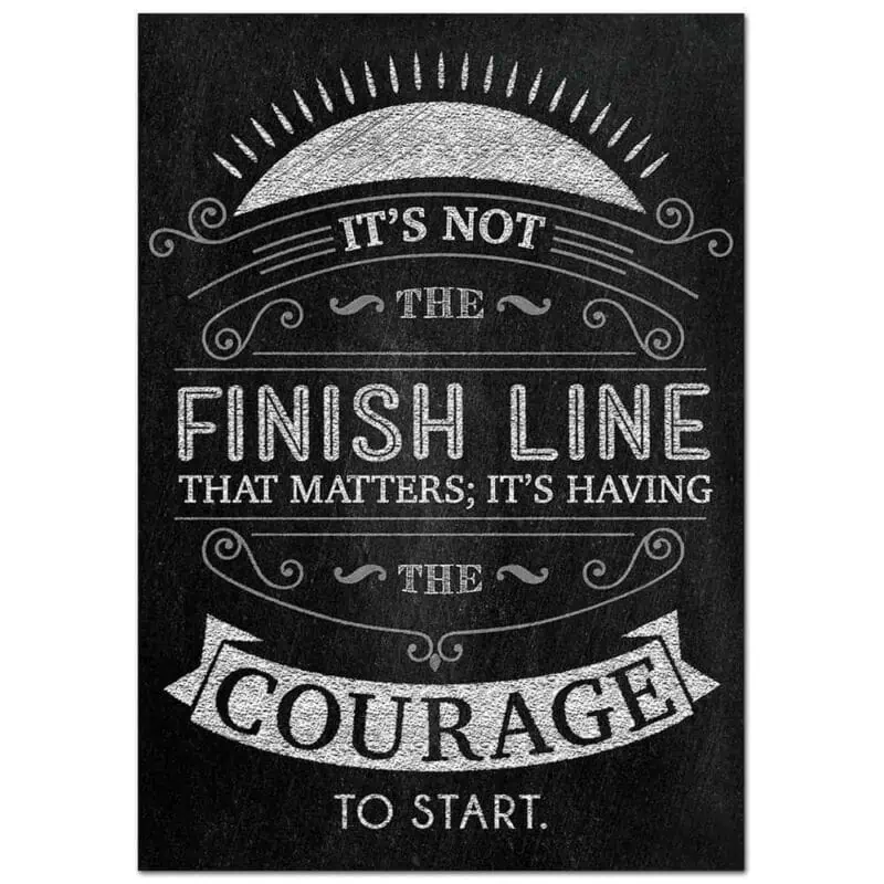 Inspire u poster: it’s not the finish line...