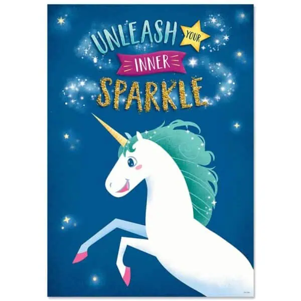 Inspire U Poster: Unleash Your Inner Sparkle.