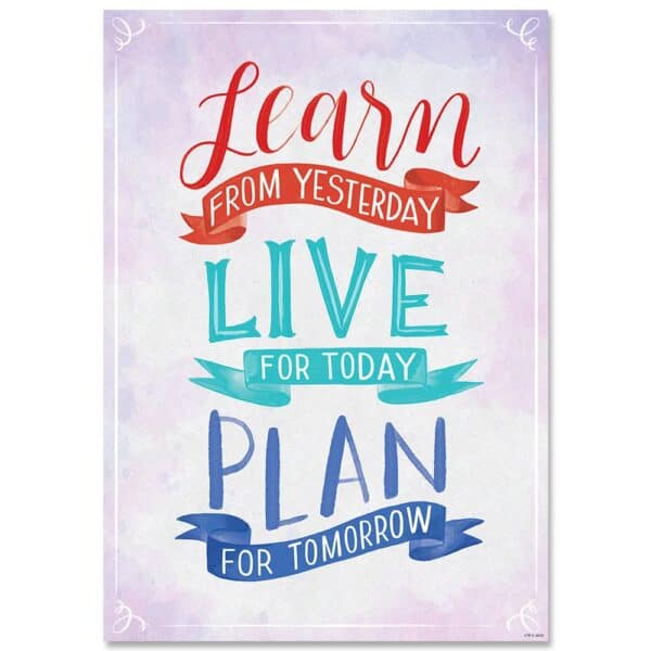 Inspire U Poster: Learn, Live, Plan