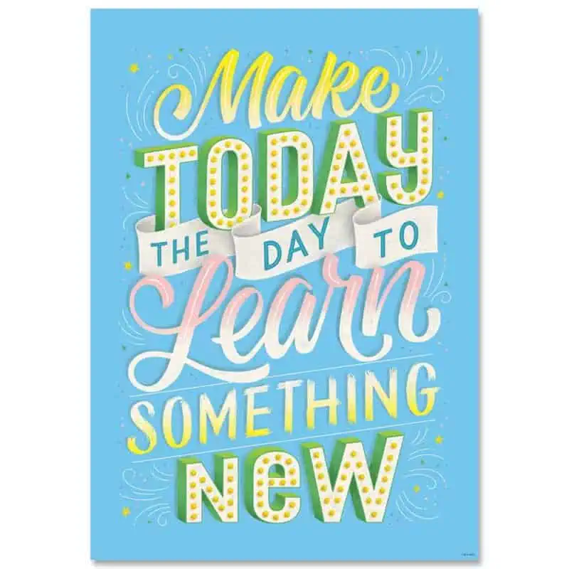 Inspire u poster: make today the day to…
