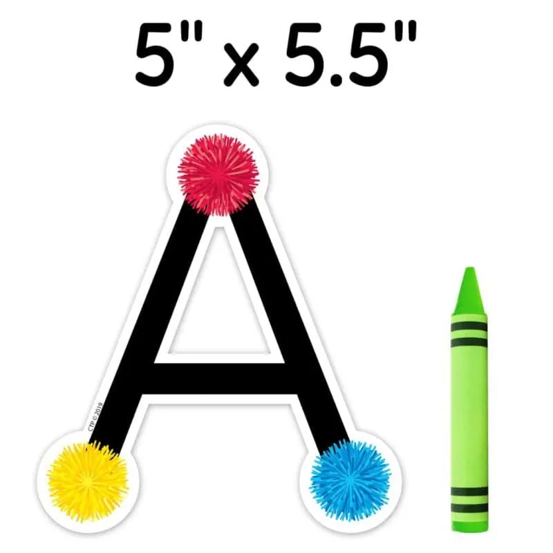 Pom uppercase letters
