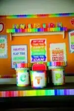 Rainbow Paint Chip Border (EZ Border)
