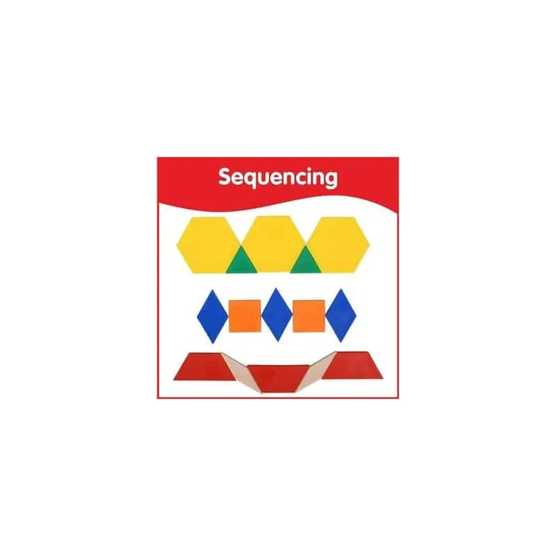 Pattern blocks , plastic, solid (250)