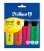 4-pack pelikan highlighter set, assorted colors - high-quality, vibrant ink for highlighting and marking