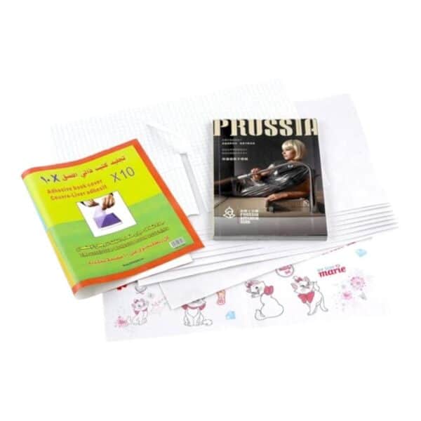 PVC Book Covering Film in Sheet 50cmx36cm