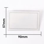 Name Badge with Clip and Safety Pin (50 Pcs )  90x57mm