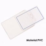 Pvc name badge 93 x 75 mm Vertical with lanyard (100PCS) 950 mm