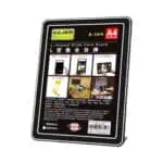 Black L-shaped Slide Card Stand-Vertical  A4-297*210