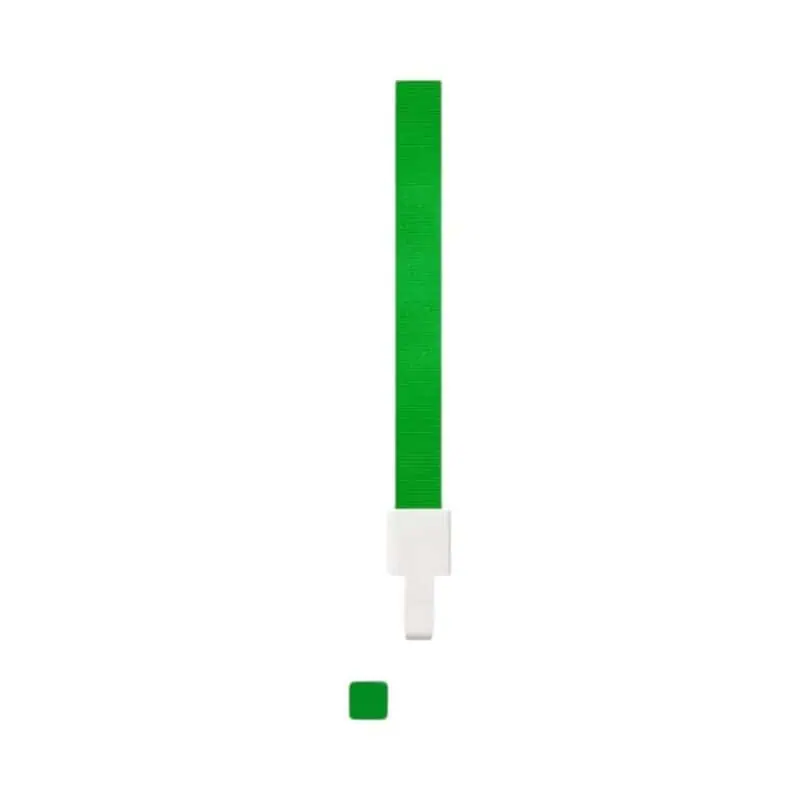 Green fine-stripe lanyard 15*900