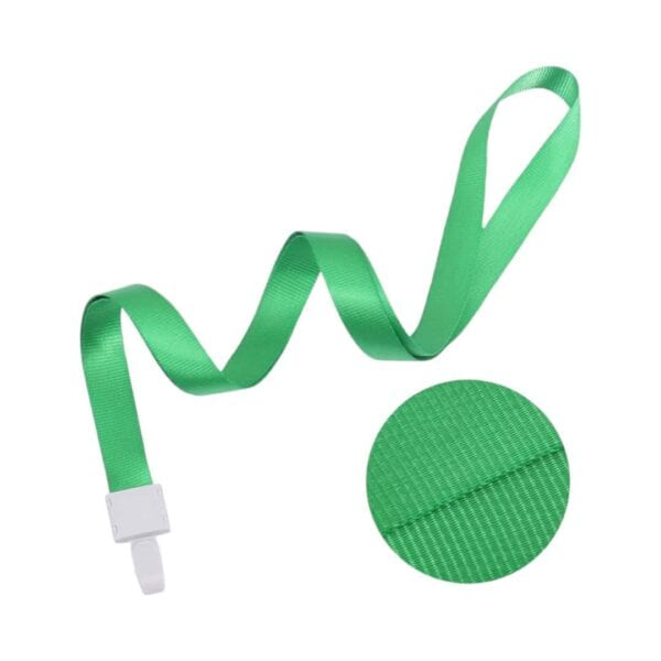 GREEN Reel Lanyard- with Slashes 20*900