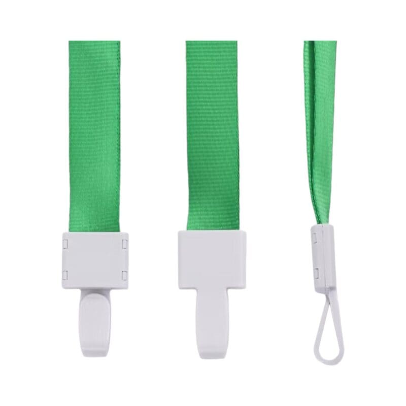 Green reel lanyard- with slashes 20*900
