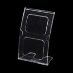 Clear L-shaped Curve Card Stand-A4 A4-297*210