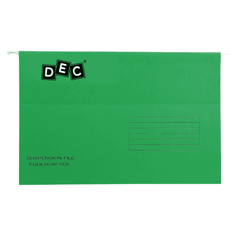 Green fc suspension file wih metal fastner 230gsm