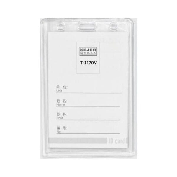 Clear ID card holder 74*105 , Vertical