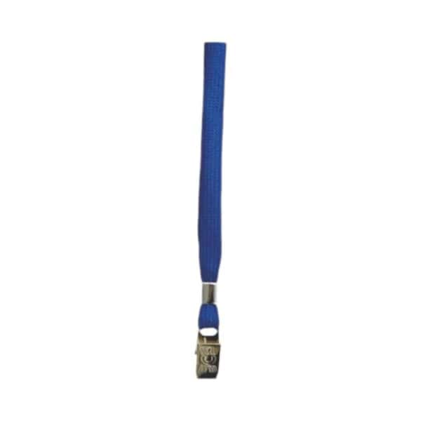 BLUE Metal clip lanyard 10mm